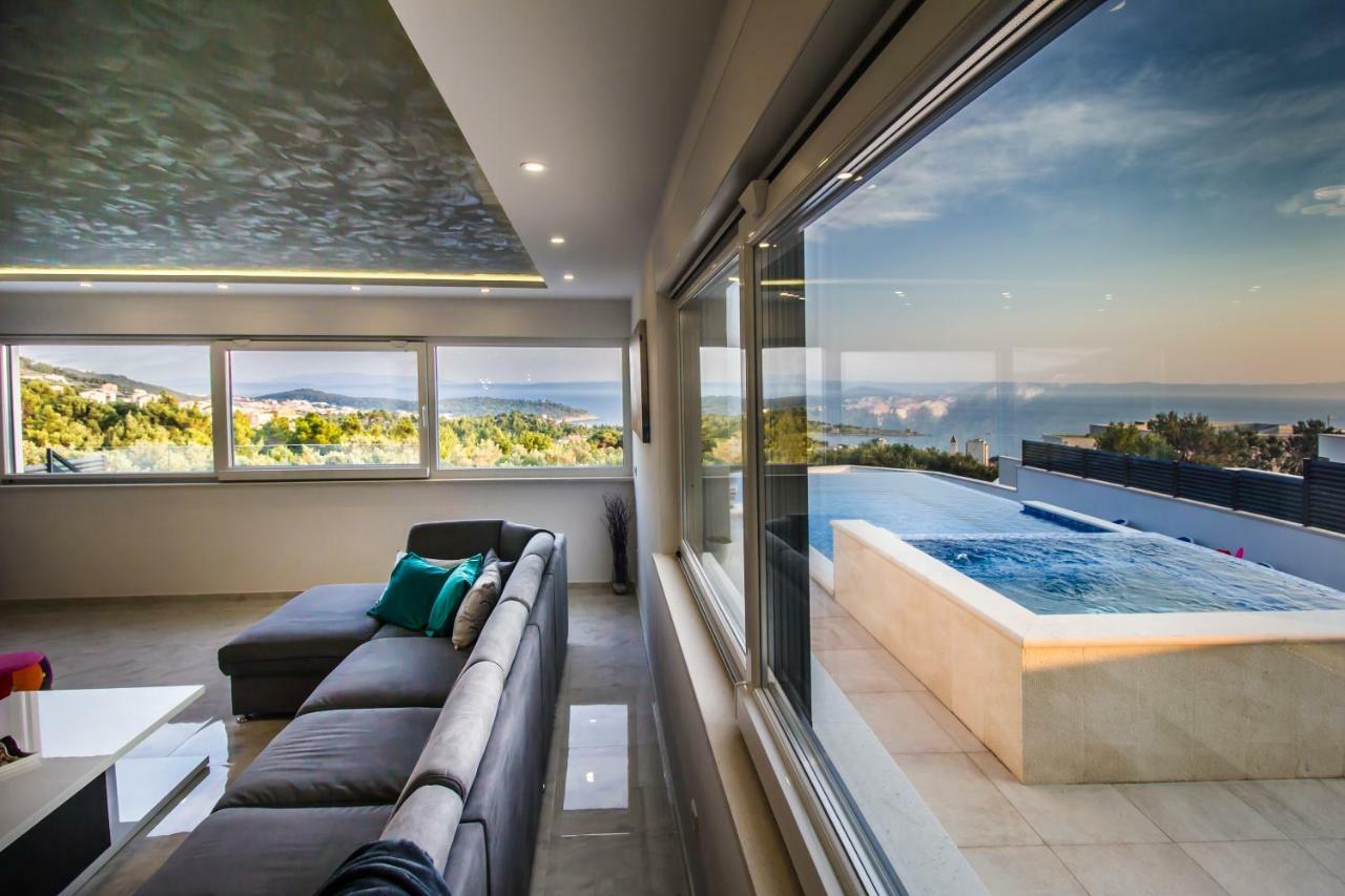 Luxury Villa High Hopes With Pool Makarska Bagian luar foto